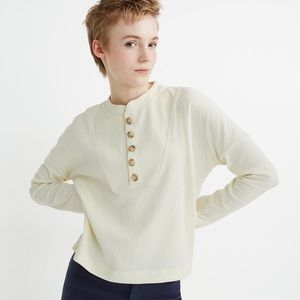Madewell Texture & Thread Seamed Henley